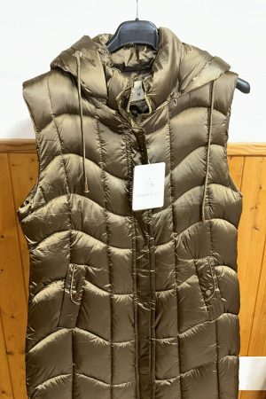 Chaleco Bronce de plumas