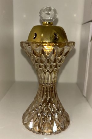 Quemador de cristal para incienso Oud