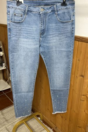 Pantalón vaquero brillo