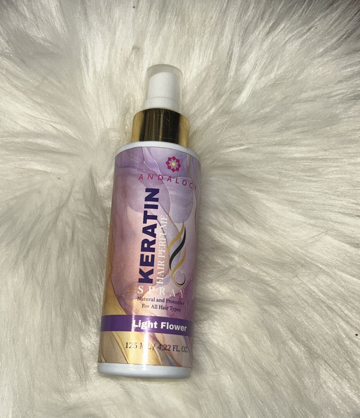 Perfume para el cabello natural y protector para todo tipo de cabello con queratina