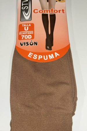 Calcetines de Medias color visón 2 pares