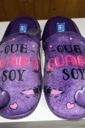 Zapatilla lila de señora que Guapa Soy