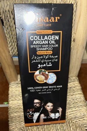 Champú tinte 100 × 100 natural, color negro