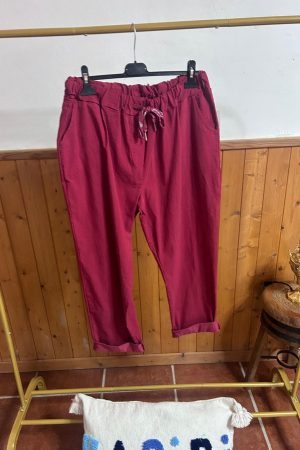 Pantalon Super burdeos