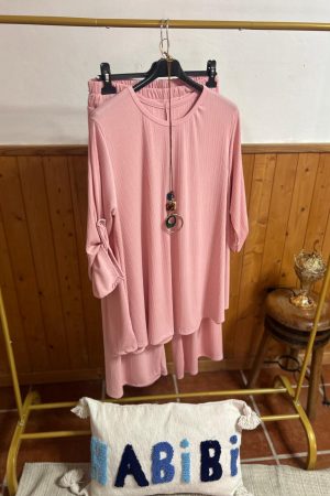 conjunto primavera rosa