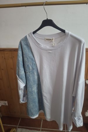 Sudadera Vaquera Blanco