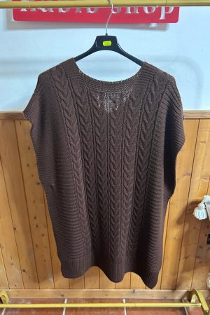 Chaleco Lana suave chocolate