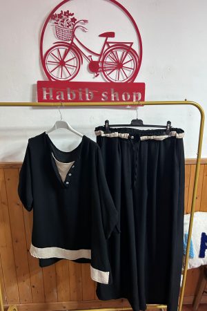 Conjunto 2 piezas Negro