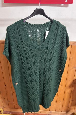 Chaleco Lana suave verde