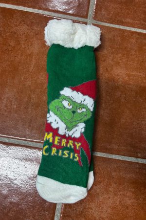 Calcetines Grinch Verde y blanco