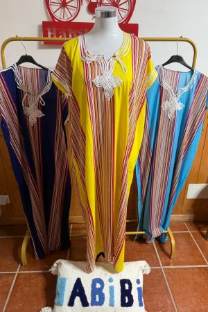 Kandora Rayas Amarilla