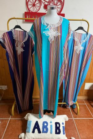 Kandora Rayas Celeste