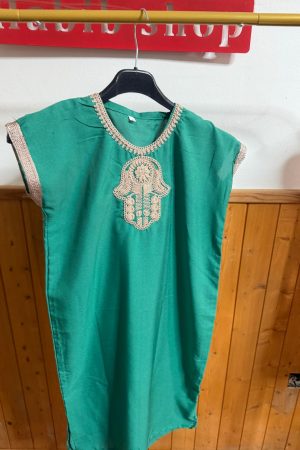 Kandora Mano de Fátima Verde talla 8