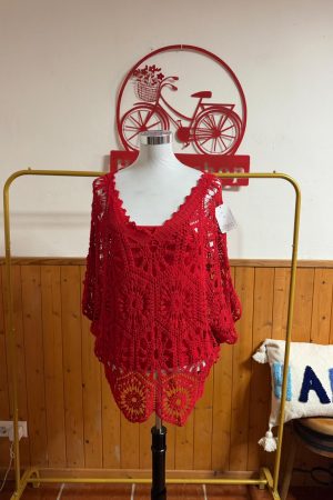 jersey Crochet rojo