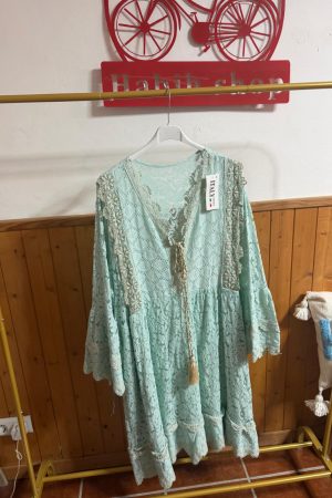 Vestido Boho Manga larga