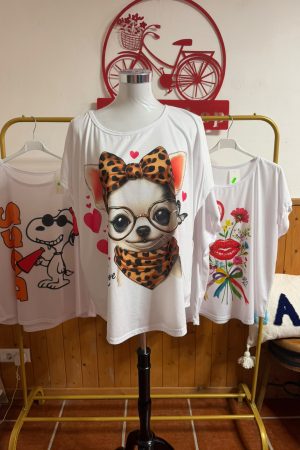 Camiseta perro lazo