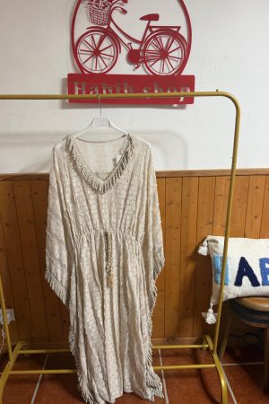 Vestido Boho Beig