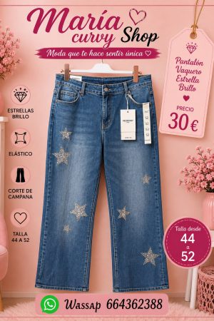 Pantalon vaquero estrella brilli